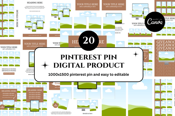 Download Pinterest Pin Digital Product - Pinterest pin Collection