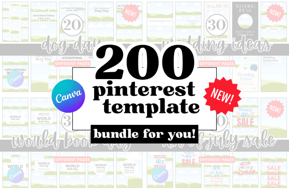 Download 200 Pinterest Pin Bundle - Pinterest pin Collection
